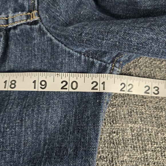 Levi’s Original Dark Blue Denim Trucker Jean Jacket S40117 Women’s Size XL - Picture 9 of 11